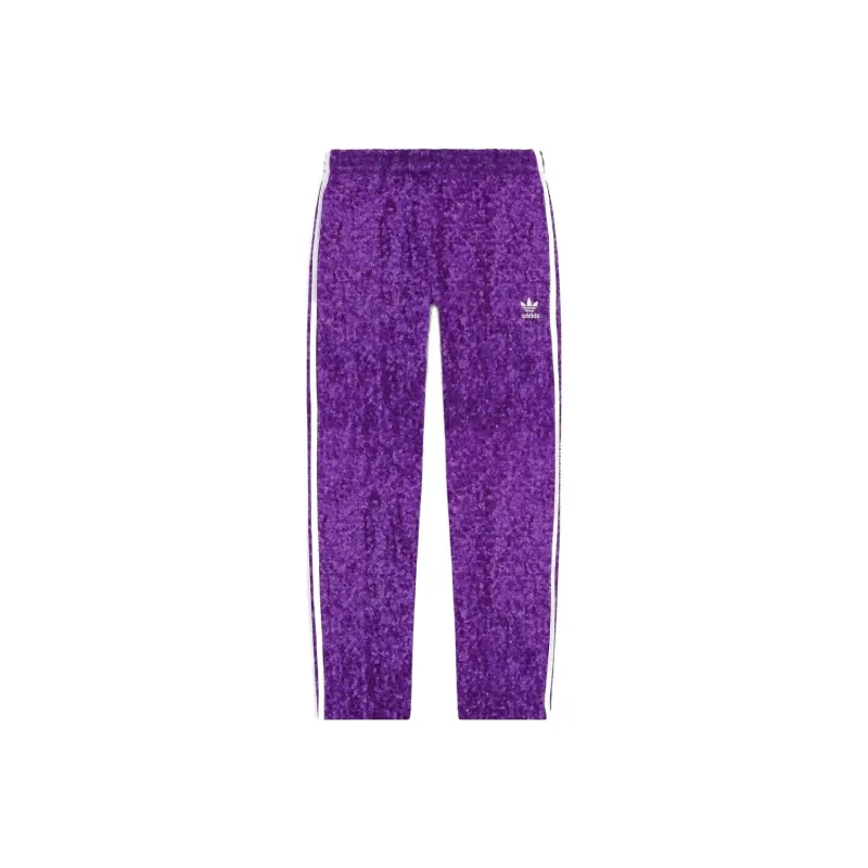 Adidas Originals Adidas Originals X Korn Co branded Series Knitted Sweatpants Unisex Purple-0