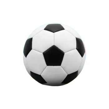 FEIERDUN Size 5 Soccer TPU Machine Stitched Soccer Ball Unisex Black White