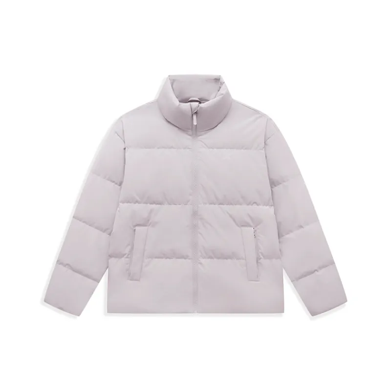 XTEP Down Jacket Unisex West Beige Purple-0