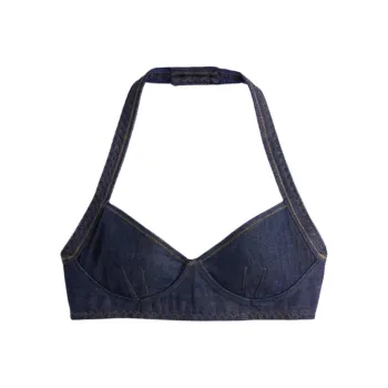 GAP Premium Series SS25 Bra Women's Dark Indigo