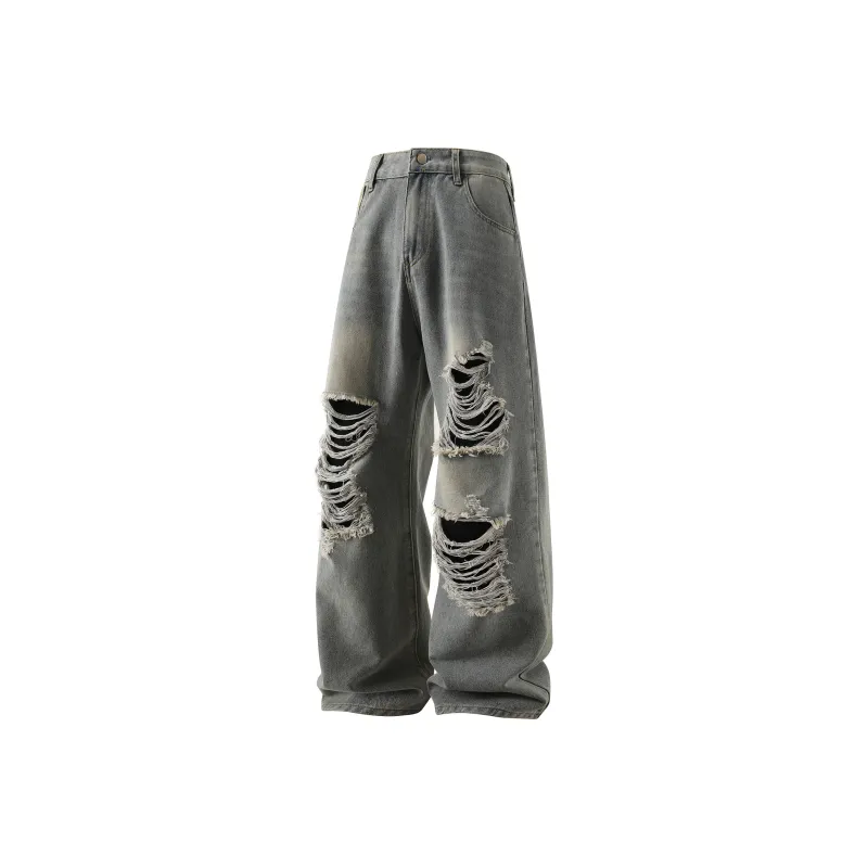 HOKLV Jeans Unisex-3
