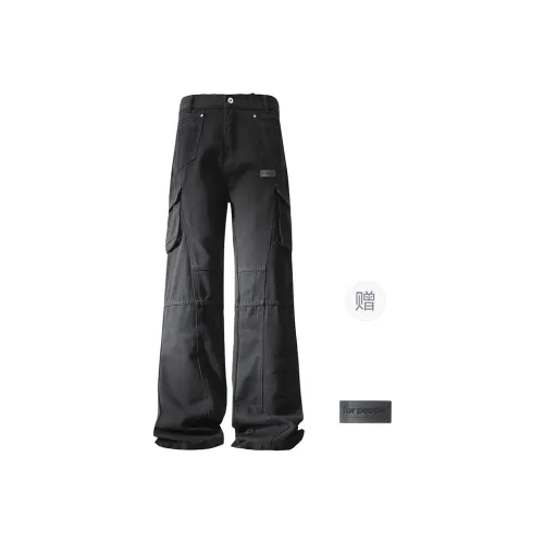 SONG FOR THE MUTE Cargo Pants Men Black