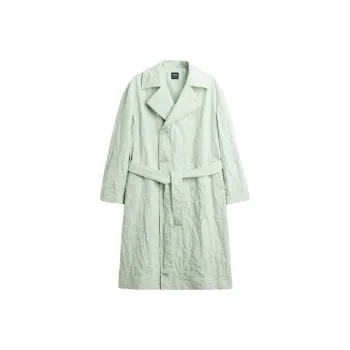 ZARA Trench Coat Men's Lake Green