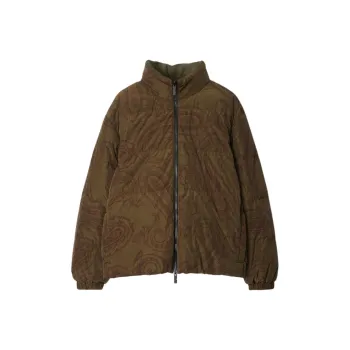 Burberry Down Jacket Unisex Olive Green