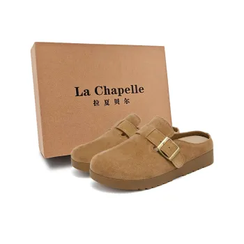La Chapelle Woven Slip Resistant Abrasion Resistant Closed Toe Slippers Women's Brown