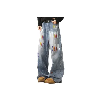 Double Dealer Jeans Unisex Blue
