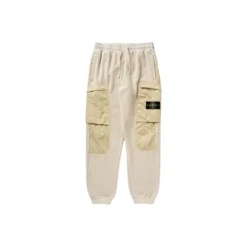 STONE ISLAND Fleece Tapered Leg Pants