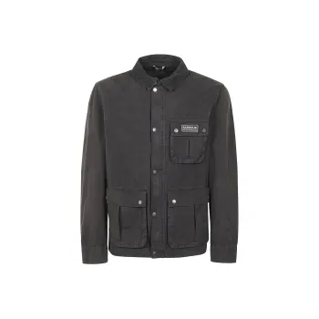 BARBOUR Logo Patch Zipped Jacket