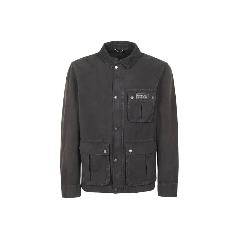 BARBOUR Logo Patch Zipped Jacket-0