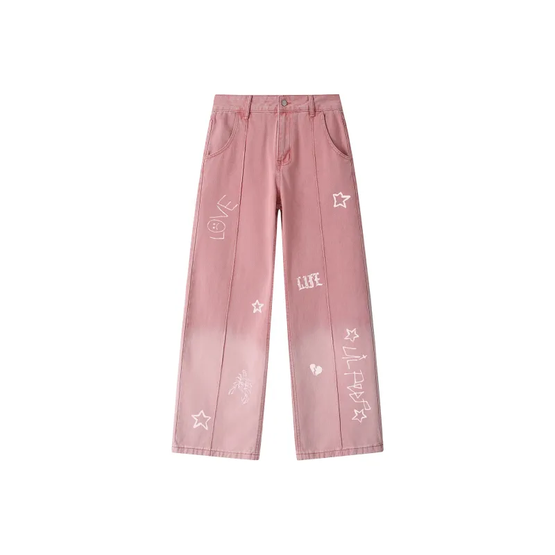 Qnxeey Jeans Unisex-12
