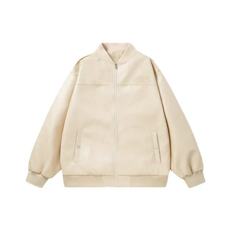 POPEYE Flight Jackets & Coats Leather Jacket Unisex-4