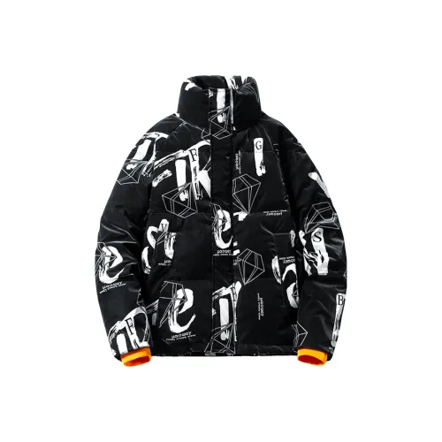 ROBINHOOD Down Jackets Unisex Black