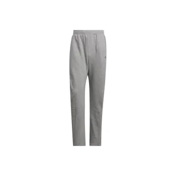Adidas Knitted Sweatpants Men Medium Heather Gray
