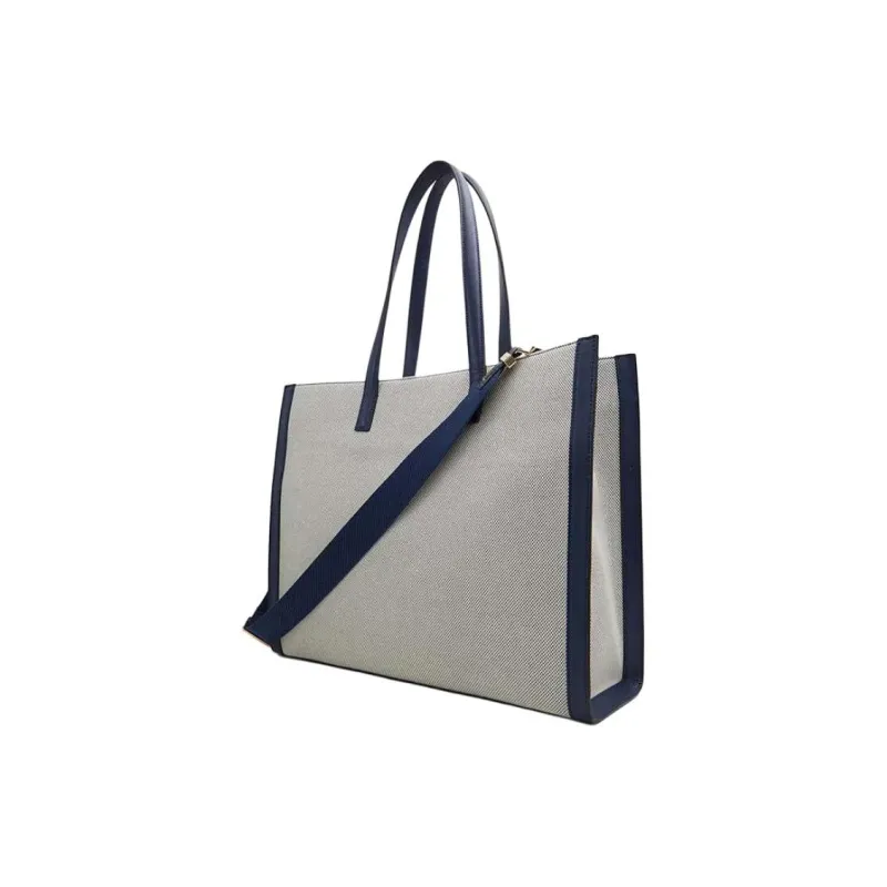 Ted Baker Canvas Bag, Tote Bag, Shopping Bag, Shoulder Bag Regular Women's Light Gray-1