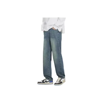 IJRJ Jeans Unisex Vintage Blue