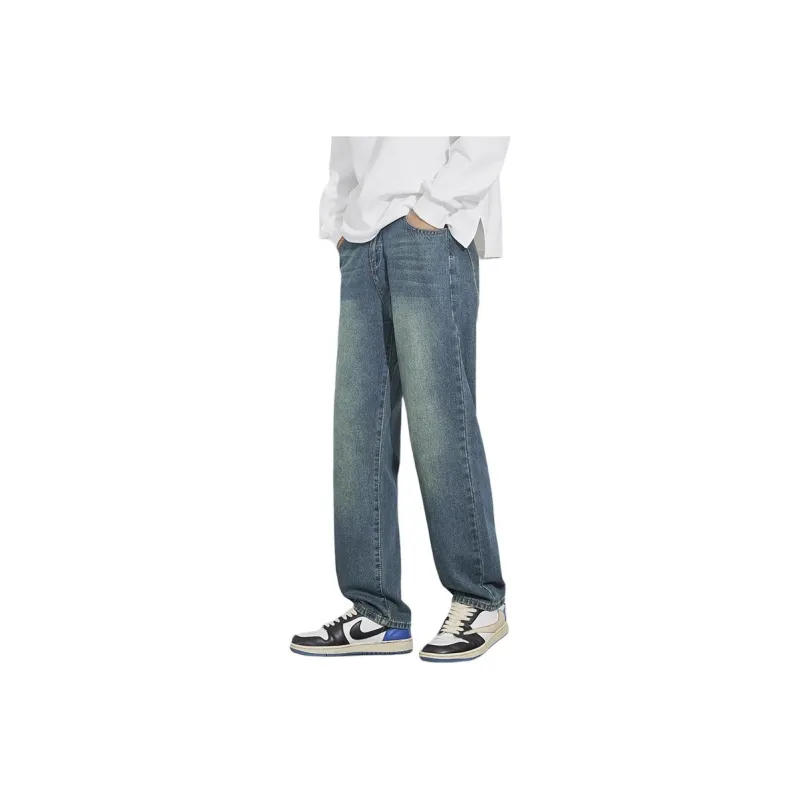 IJRJ Jeans Unisex Vintage Blue-0