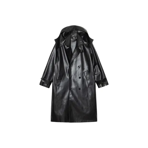 Stussy Double Breasted Trench Coat