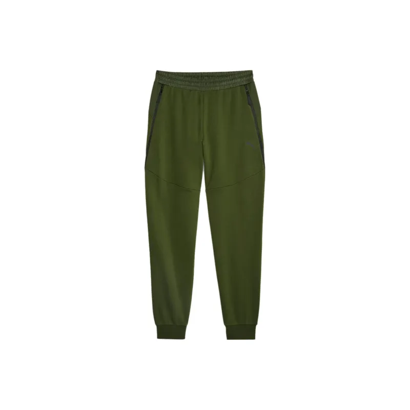 PUMA PUMATECH TECH Men's Sweatpants Knitted Sports Pants Men's Green-0