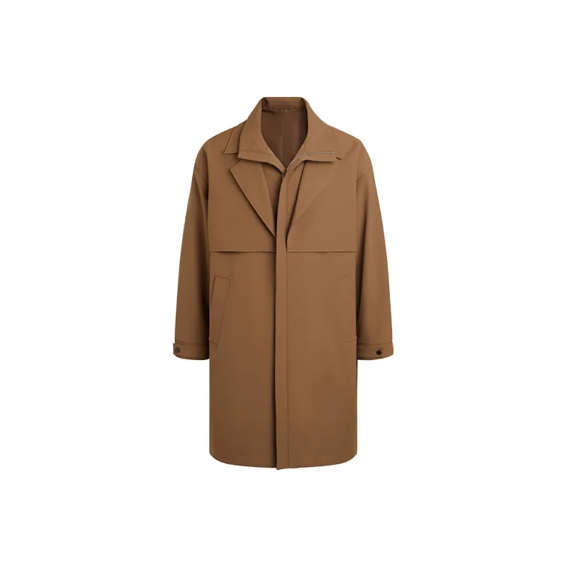 DANIEL HECHTER Trench Coat Spring And Autumn Men's Khaki-0