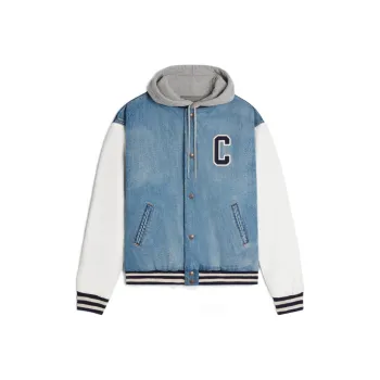 CELINE Loose CELINE Teddy Jacket In Pismo Wash Denim