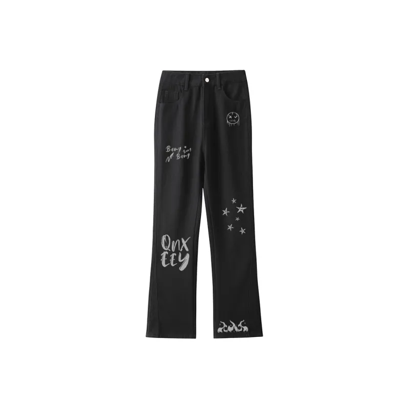 Qnxeey Jeans Unisex-2