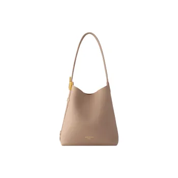 LOUIS VUITTON Low Key Hobo Cow Leather Shoulder Bag Small Size Women's Walnut