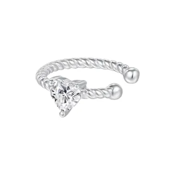 SHK Sterling Silver Clip On Earrings Women's