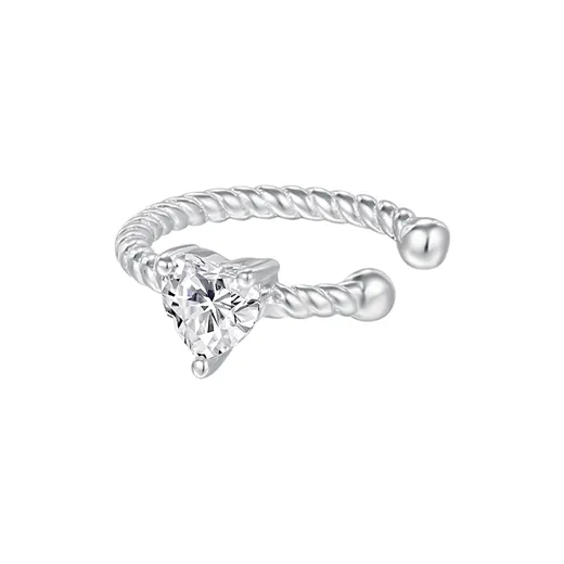 SHK Sterling Silver Clip On Earrings Women's-0
