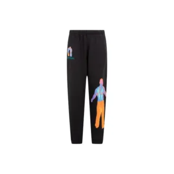 CALVIN KLEIN Simple Collection Knitted Sweatpants Unisex Space Black