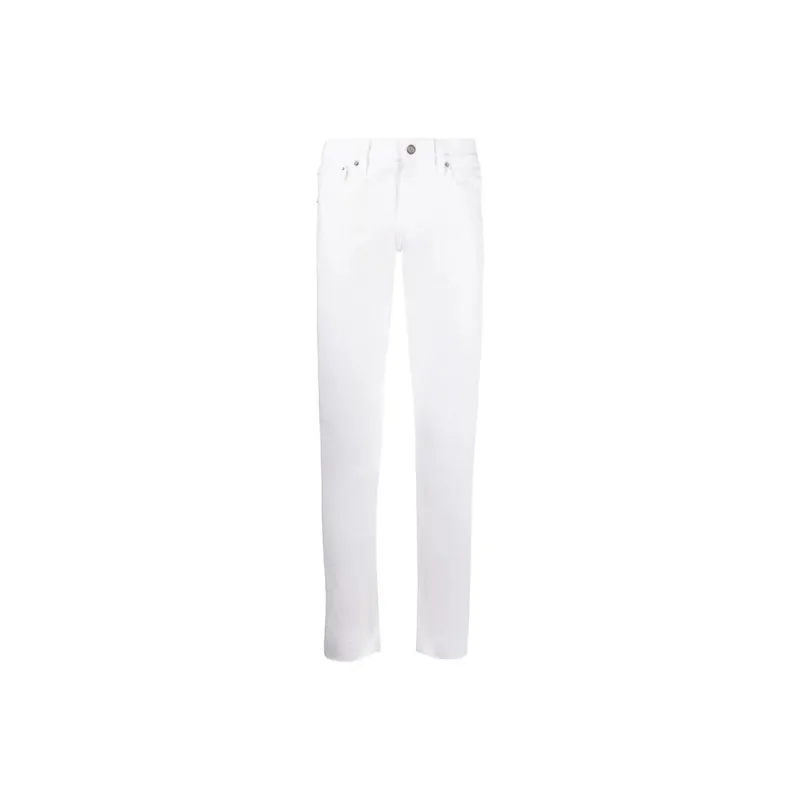 Ralph Lauren Purple Label Logo patch Straight leg Jeans-0