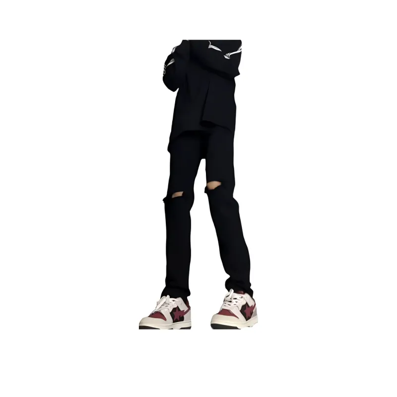 UNthemed Jeans Unisex Black-0