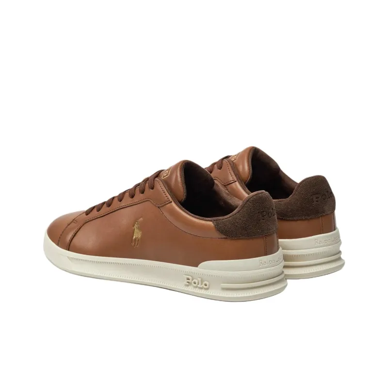 Polo Ralph Lauren Low Top Skateboard Shoes Men's Brown-3