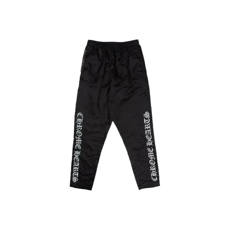 Chrome Hearts Knitted Sweatpants Men Black-0
