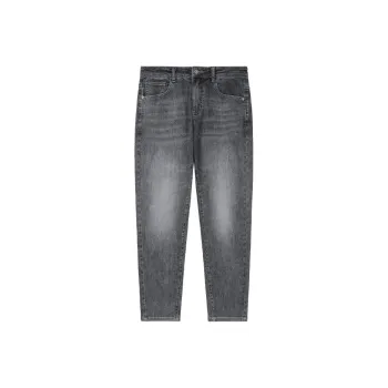 KIKC Jeans Men Mid Black