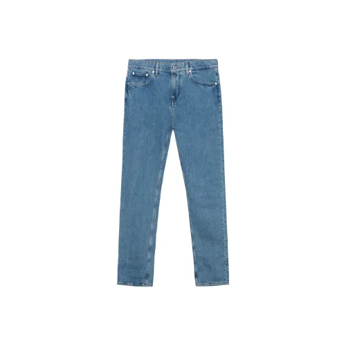 Burberry Logo patch Mid rise Straight leg Jeans