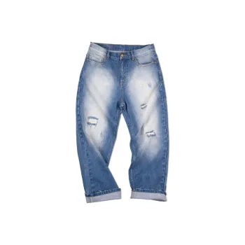 MADEN Jeans Men Denim Blue