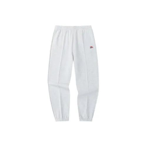 Anta Life Collection Knitted Sports Pants Unisex Gray Heather Gray