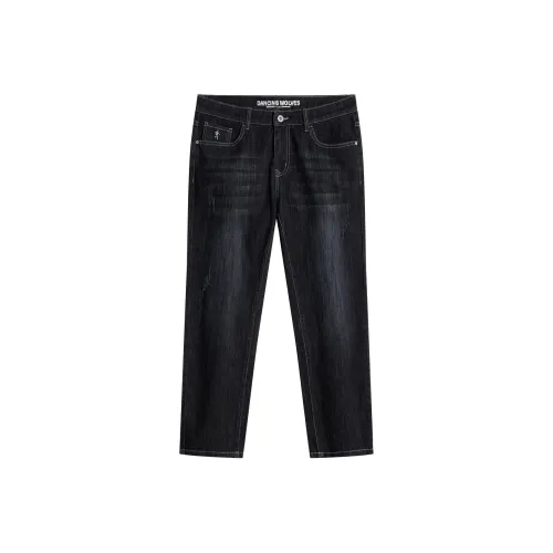 Dance With Wolves Jeans Men's Black Gray