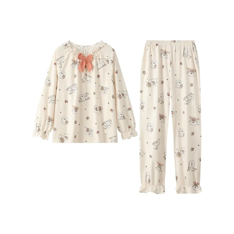 Gongdie x Miiiiichan Pajama Set Women's Pink-0