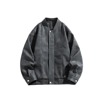 Lulifama Jackets Coats Unisex Lime Gray