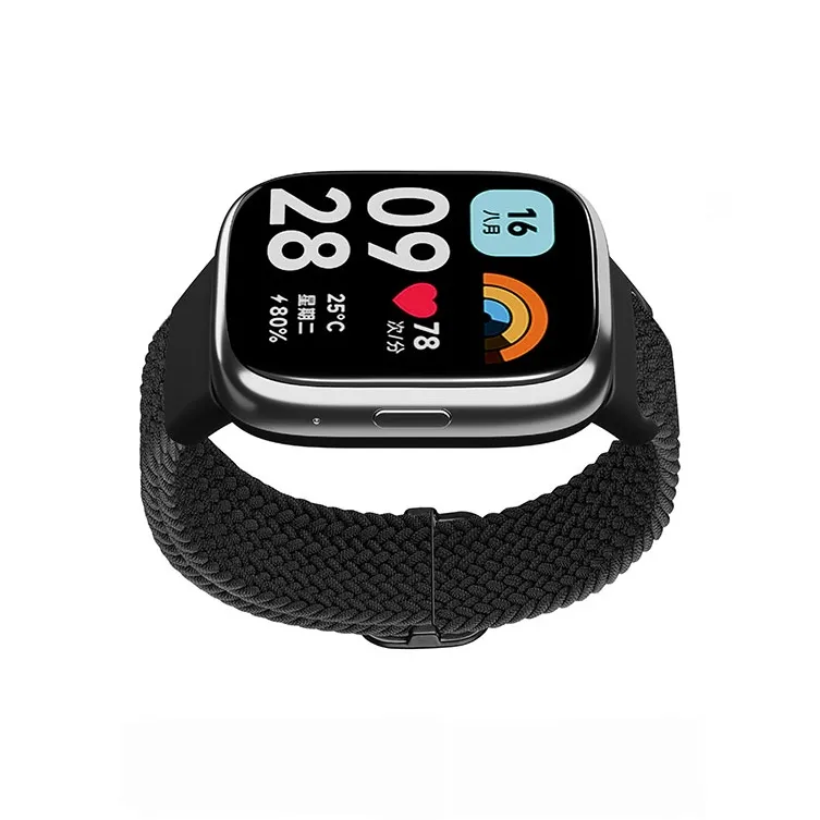 ZHENGGUANG Red Beige Compatibility Watch Band Fabric Material-16