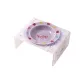 (Taro Purple) Heart Frisbee Plate+Rabbit Bear Acrylic Stand
