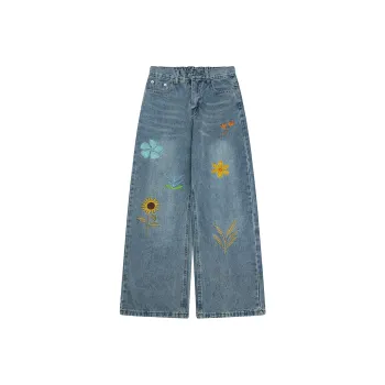 BRYAN JIMENEZ Jeans Unisex Blue