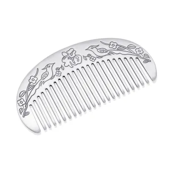 Yu Yin 999 Fine Silver Hair Comb Women's