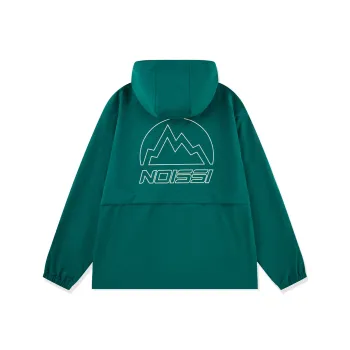 QIAODAN Trench Coat Men's Crown Green