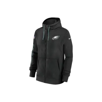 Nike Philadelphia Eagles Sideline Team Issue Club Men's Nike Full Zip Hoodie
