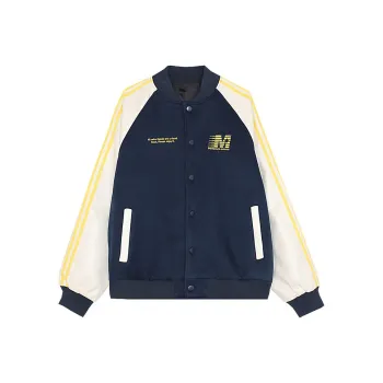 TESTUNG Jackets Coats Unisex Navy Blue