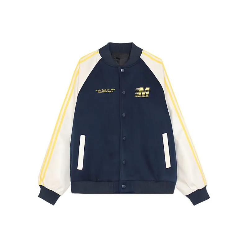 TESTUNG Jackets Coats Unisex Navy Blue-0