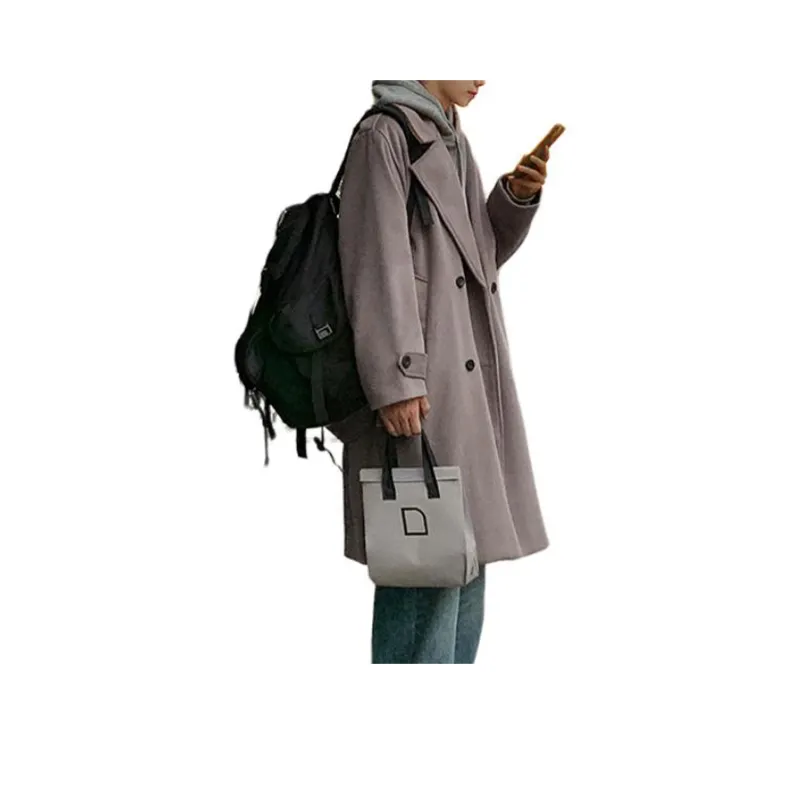 SOCKKEY Trench Coat Unisex Black-12