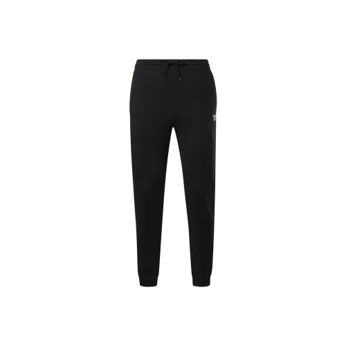 Reebok RI LEFT LEG JOGGER Knitted Sports Pants Men's Black